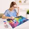Large Diamond Art Kits for Adults, 5D Aurora Diamond Painting Kits, DIY Full Drill Forest Landscape Diamond Art Painting, Gem Art Kit for Adults for Wall Decor 27.5 X 15.7 Inch